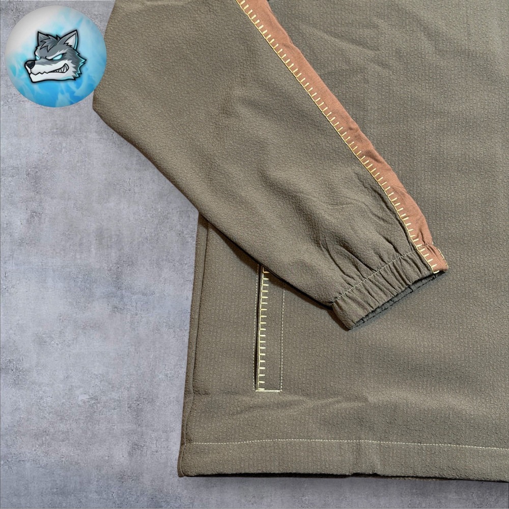 Puma x Bodega T7 Coaches Jacket Dark Olive Green Quickstrike Size L 633483 70 - Picture 4 of 14